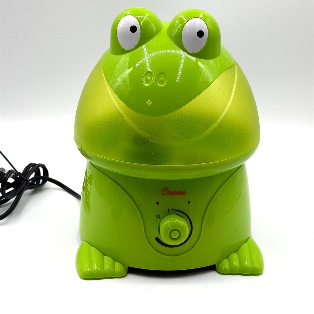 Crane EE-3191 Frog Adorable Ultrasonic Cool‎ Mist Humidifier 1 Gallon Green